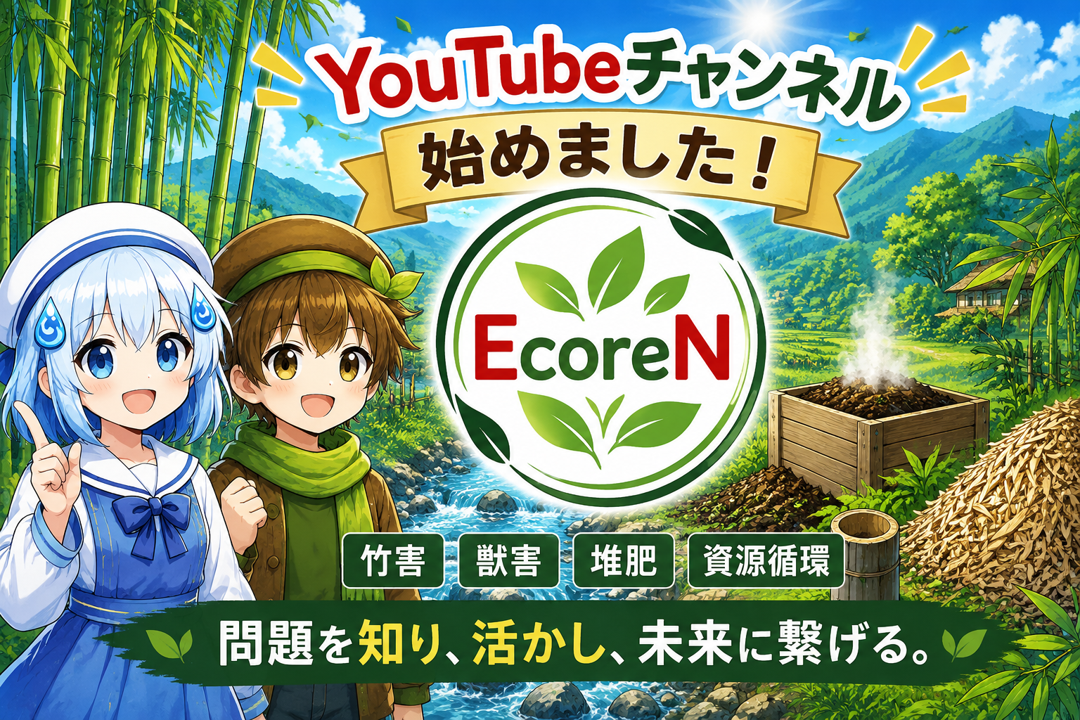 YouTubeチャンネルを始めました